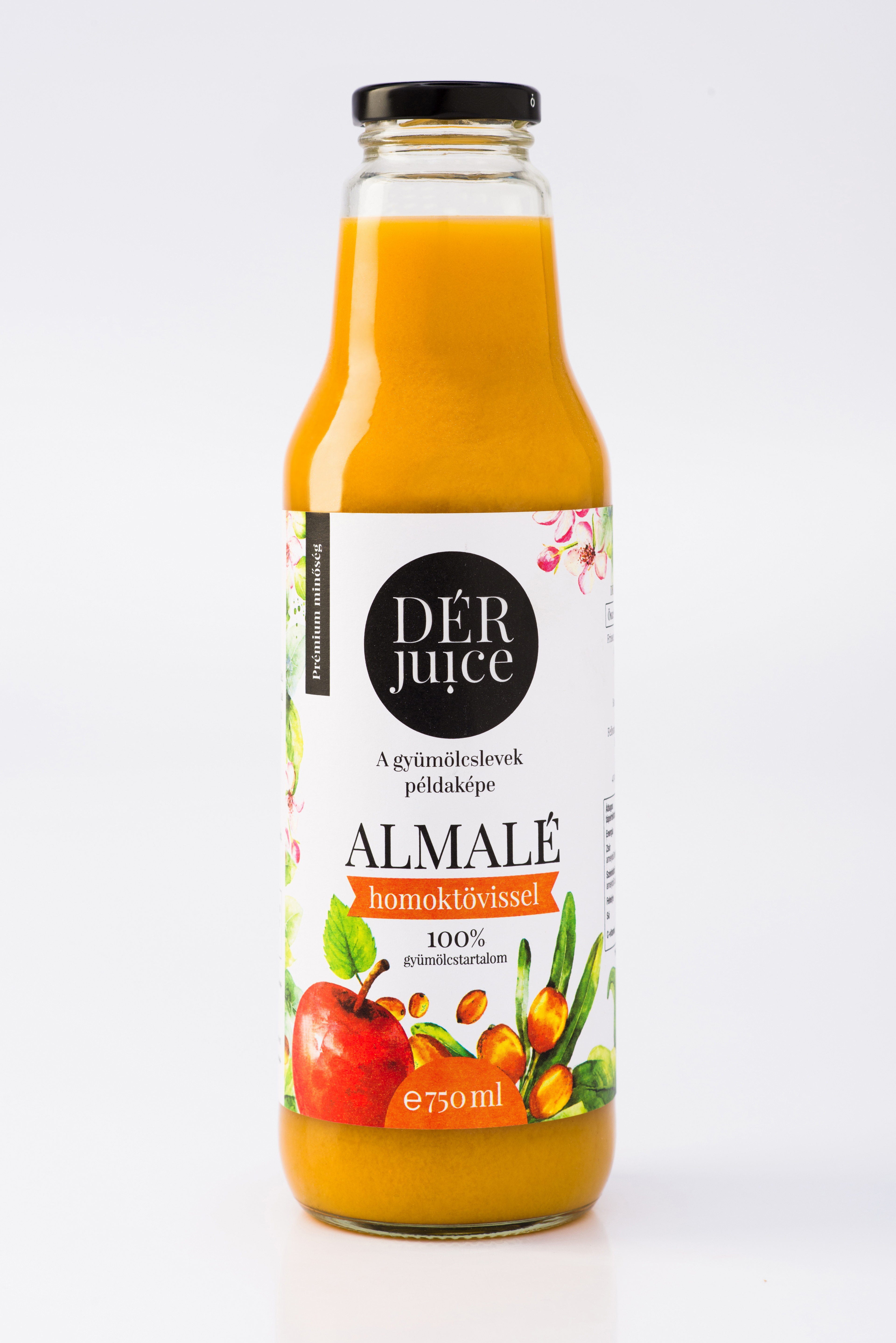 Dér Juice almalé homoktövissel 750 ml